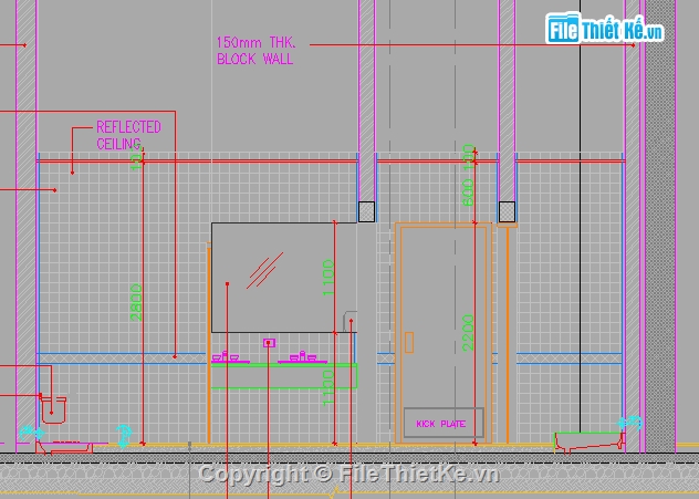 bản vẽ cad,phòng tắm,cad phòng tắm